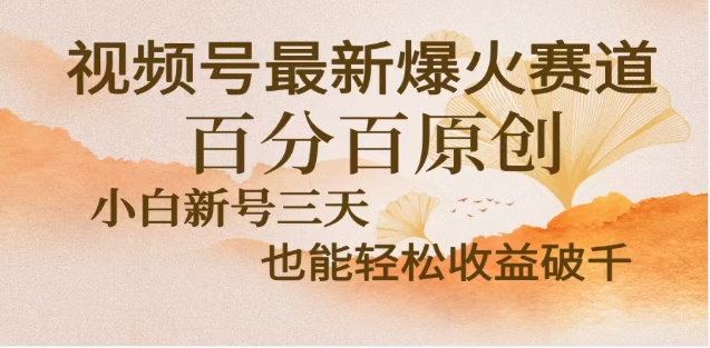 视频号独家玩法，老年养生赛道，无脑搬运爆款视频，日入2000+-吉祥副业