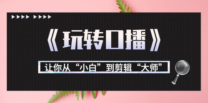 【副业项目3987期】月营业额700万+大佬教您《玩转口播》让你从“小白”到剪辑“大师”-吉祥副业