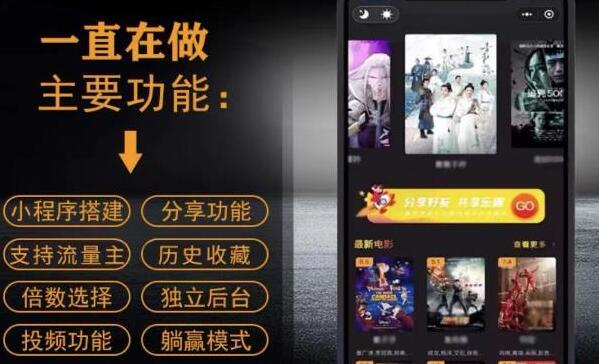 【副业项目4133期】影视小程序搭建教程，号称日入300＋【源码+教程】-吉祥副业