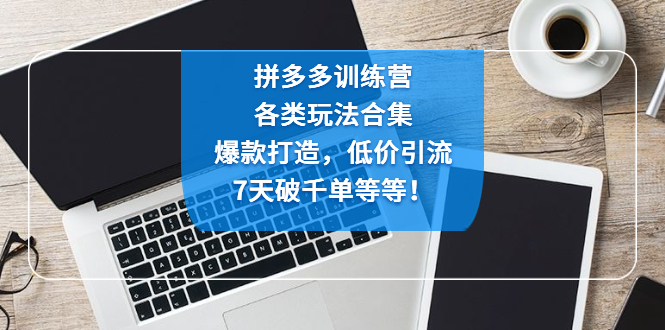 【副业项目4925期】拼多多训练营：各玩法合集，爆款打造，低价引流，7天破千单等等-吉祥副业