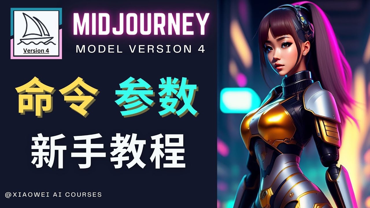 【副业项目5078期】Midjourney新手入门教程，轻松创作顶级图像，命令参数-新手教程-吉祥副业
