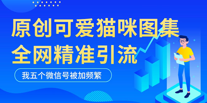 【副业项目5588期】黑科技纯原创可爱猫咪图片，全网精准引流，实操5个VX号被加频繁-吉祥副业
