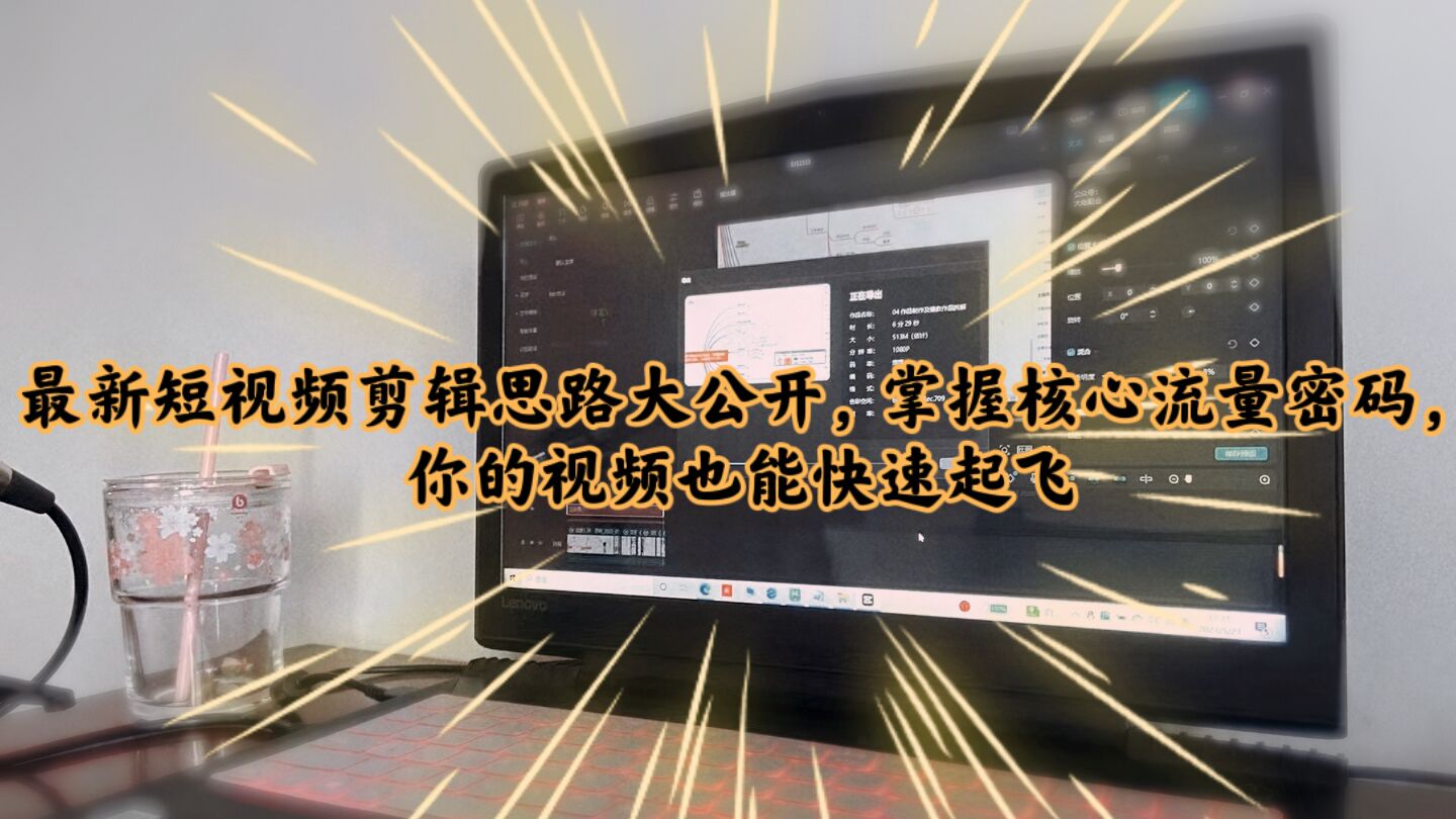 【副业项目6115期】最新短视频剪辑思路大公开，掌握核心流量密码，你的视频也能快速起飞-吉祥副业