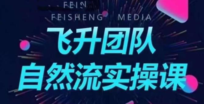 【副业项目6267期】飞升团队课程自然流实操课，抖音半无人起号主播间搭建教学-吉祥副业