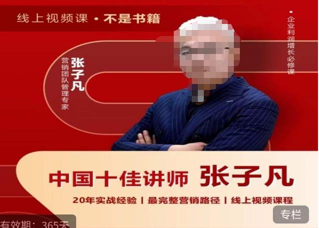 【副业项目6076期】张子凡·20年实战经验，揭秘营销背后的底层逻辑，突破思维局限，从根本上破解营销难题-吉祥副业