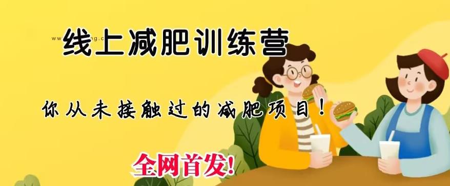 【副业项目6995期】线上减肥训练营，足不出户，仅靠拉几个社群，发几条朋友圈，就可以月实现入五位【揭秘】-吉祥副业
