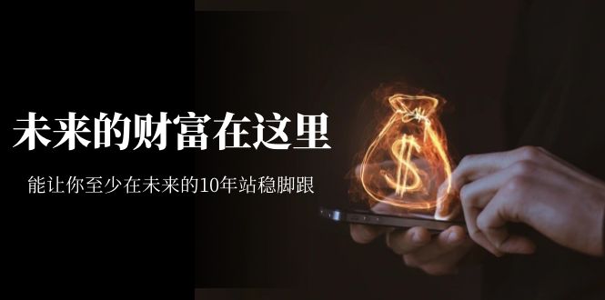 【副业项目7298期】某收费文章《未来的财富在这里》能让你至少在未来的10年站稳脚跟-吉祥副业