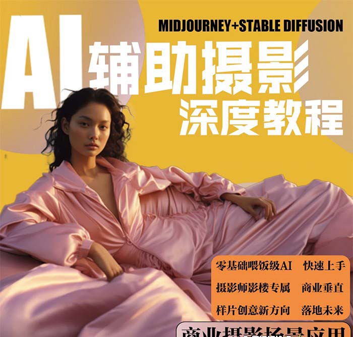 【副业8814期】2024年AI辅助摄影人工智能商业应用摄影课程（37节课）-吉祥副业