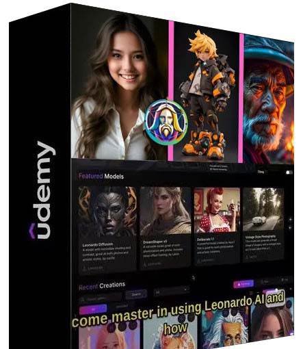 比 Midjourney 更好的 Leonardo AI绘画图像大师班教程-16讲-中英字幕插图1 比 Midjourney 更好的 Leonardo AI绘画图像大师班教程-16讲-中英字幕插图1