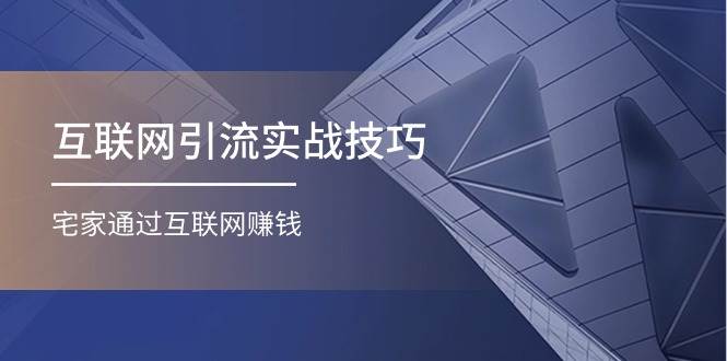 互联网引流实操技巧(适合微商，吸引宝妈)，宅家通过互联网赚钱（17节）-吉祥副业