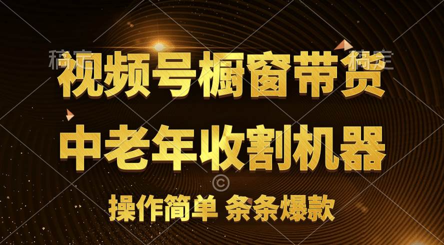 [你的孩子成功取得高位]视频号最火爆赛道，橱窗带货，流量分成计划，条…-吉祥副业