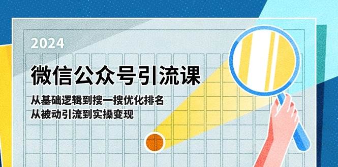 微信公众号实操引流课-从基础逻辑到搜一搜优化排名，从被动引流到实操变现-吉祥副业