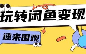 从0到1系统玩转闲鱼变现,教你核心选品思维,提升产品曝光及转化率-15节-吉祥副业