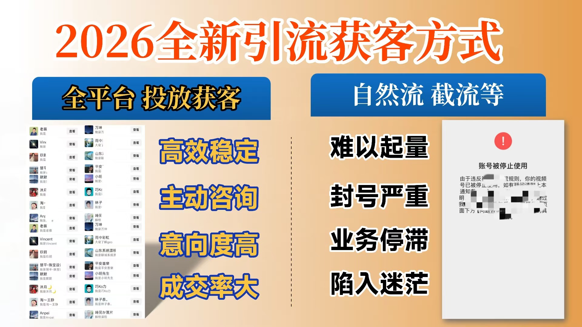 【首发】打破获客壁垒,如何利用投放实现财富自由与事业升级-吉祥副业